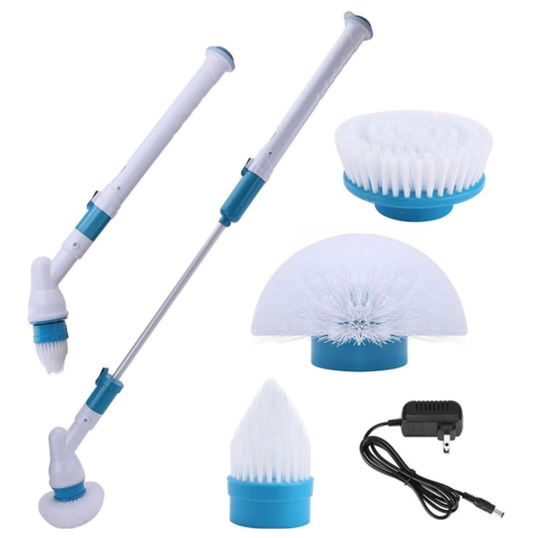 Extendable Cordless Power Scrubber For Bathrooms &amp; Kitchen