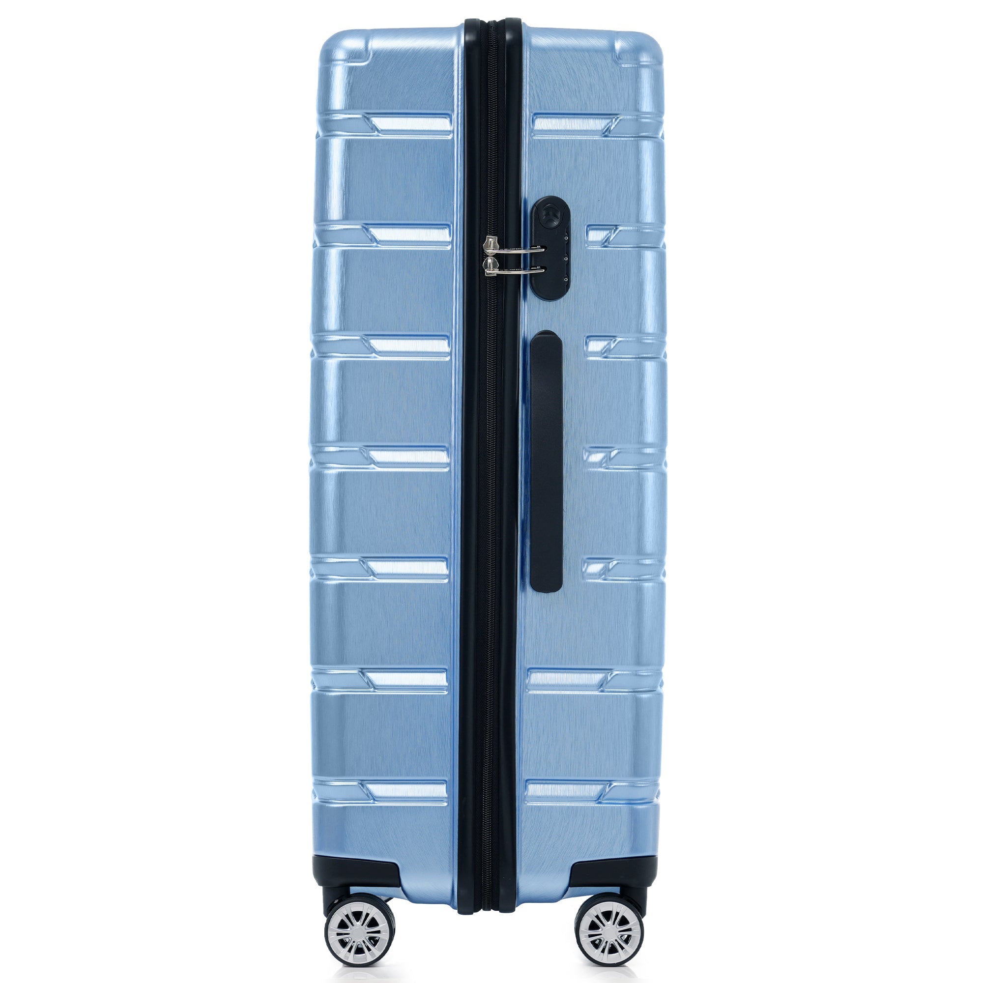 Hardshell Luggage Set 3 Piece, Durable ABS+PC Travel Suitcase with