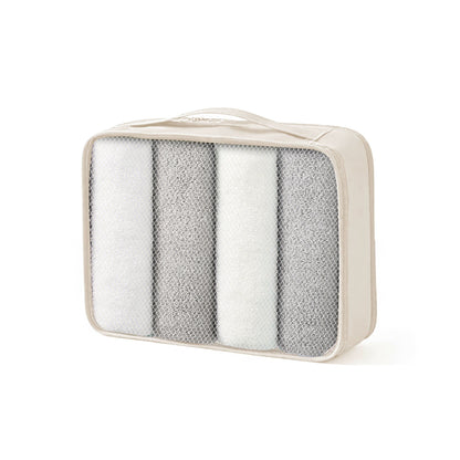 Hardshell ABS Luggage Set, 24-Inch Checked Suitcase with Spinner