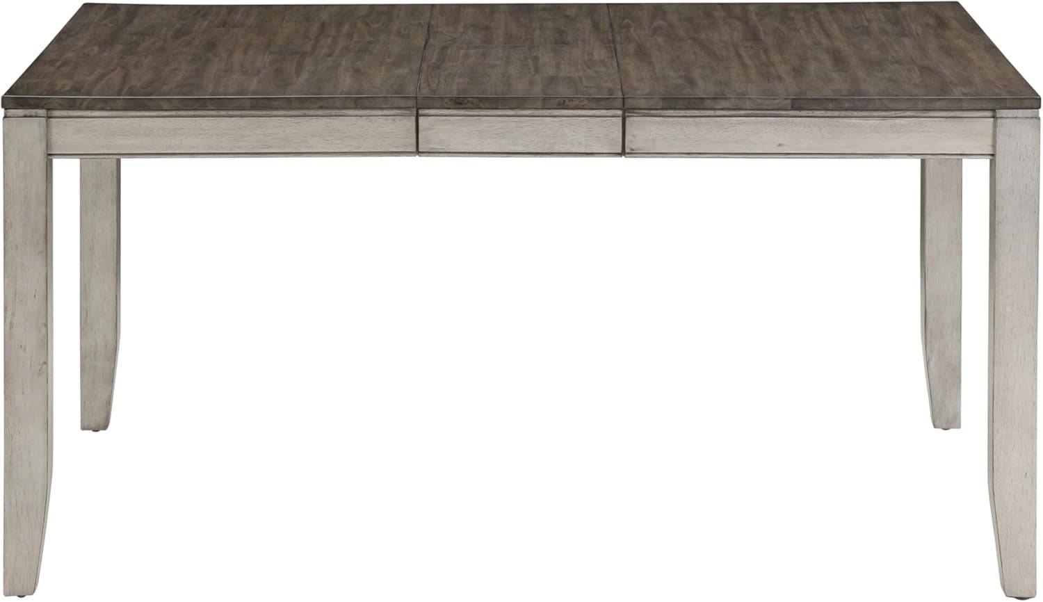 Furniture Abacus Rectangular Dining Table, 48&quot;-60&quot; Table W/ 12&quot;