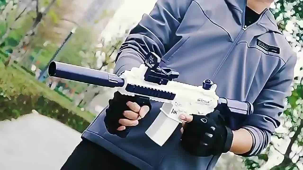 [Halloween] Summer Outdoor Toy Gun, Electric Automatic High Speed Water Gun, Swimming Pool Summer Toys, As Halloween, Chrismas Gift