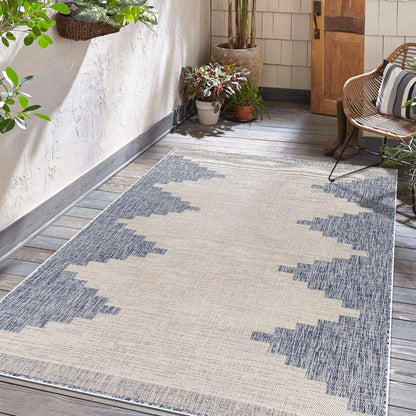 Djugun Blue Indoor &amp; Outdoor Rug