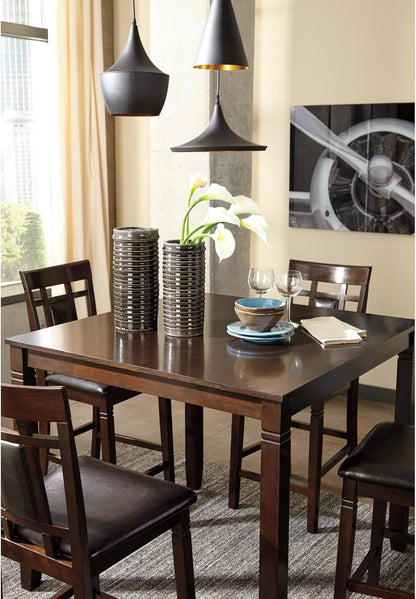 Bennox 5 Piece Counter Height Dining Set, Includes Table &amp; 4
