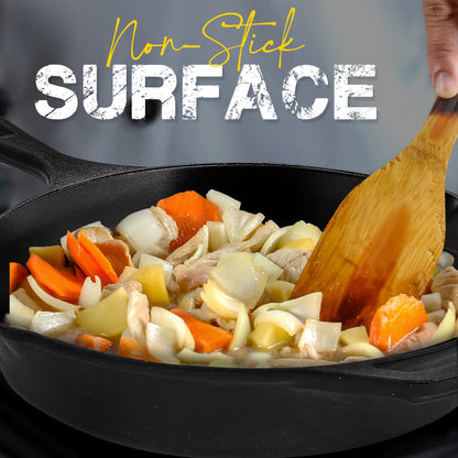 Utopia Kitchen Pre-Seasoned Cast Iron Skillet 12 Inch