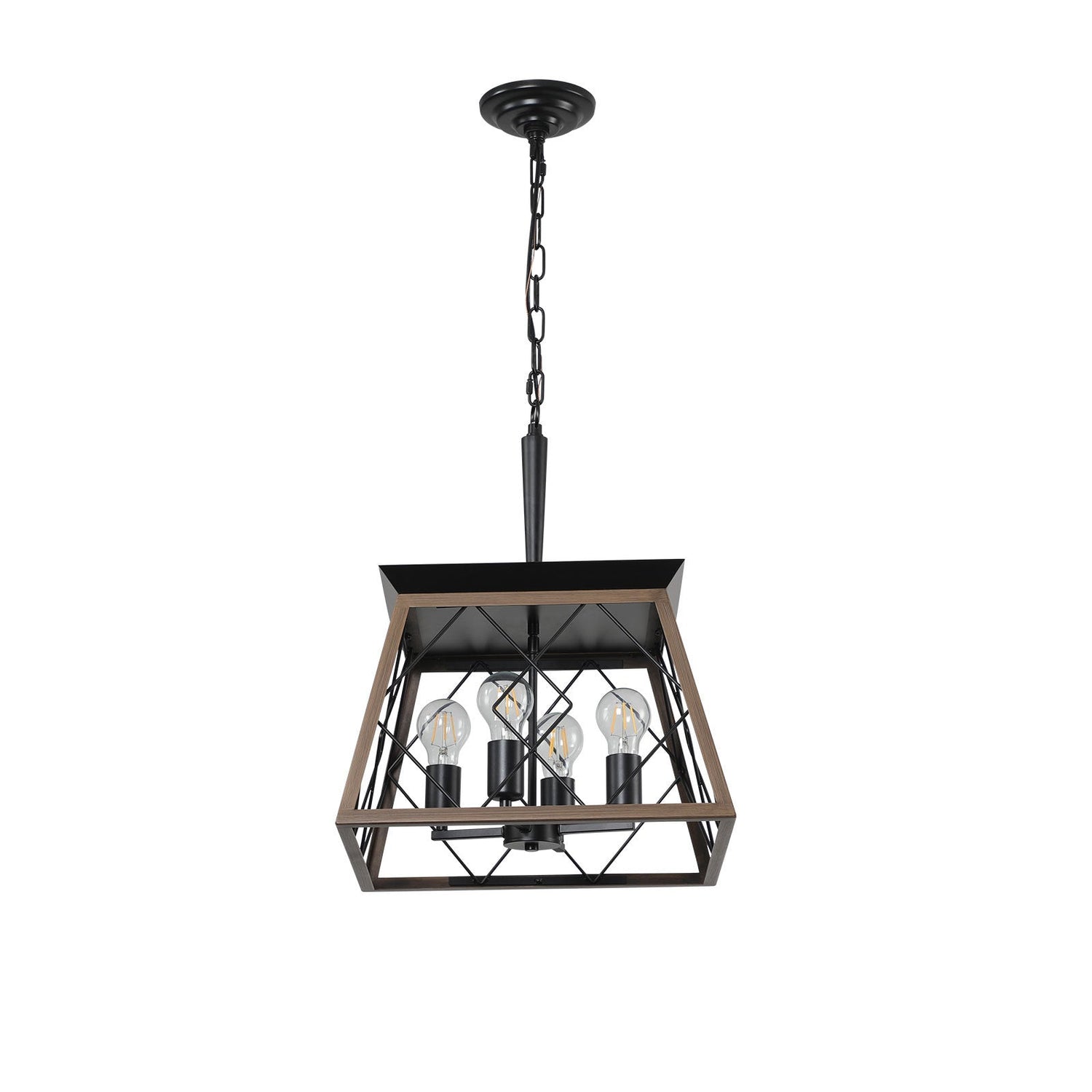 Farmhouse Chandelier 4-Light Vintage Antique Chandeliers Light Fixture