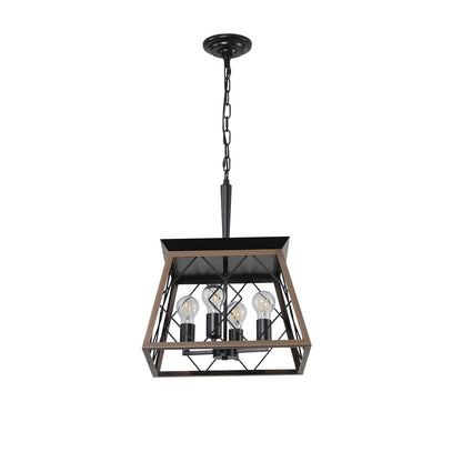 Farmhouse Chandelier 4-Light Vintage Antique Chandeliers Light Fixture