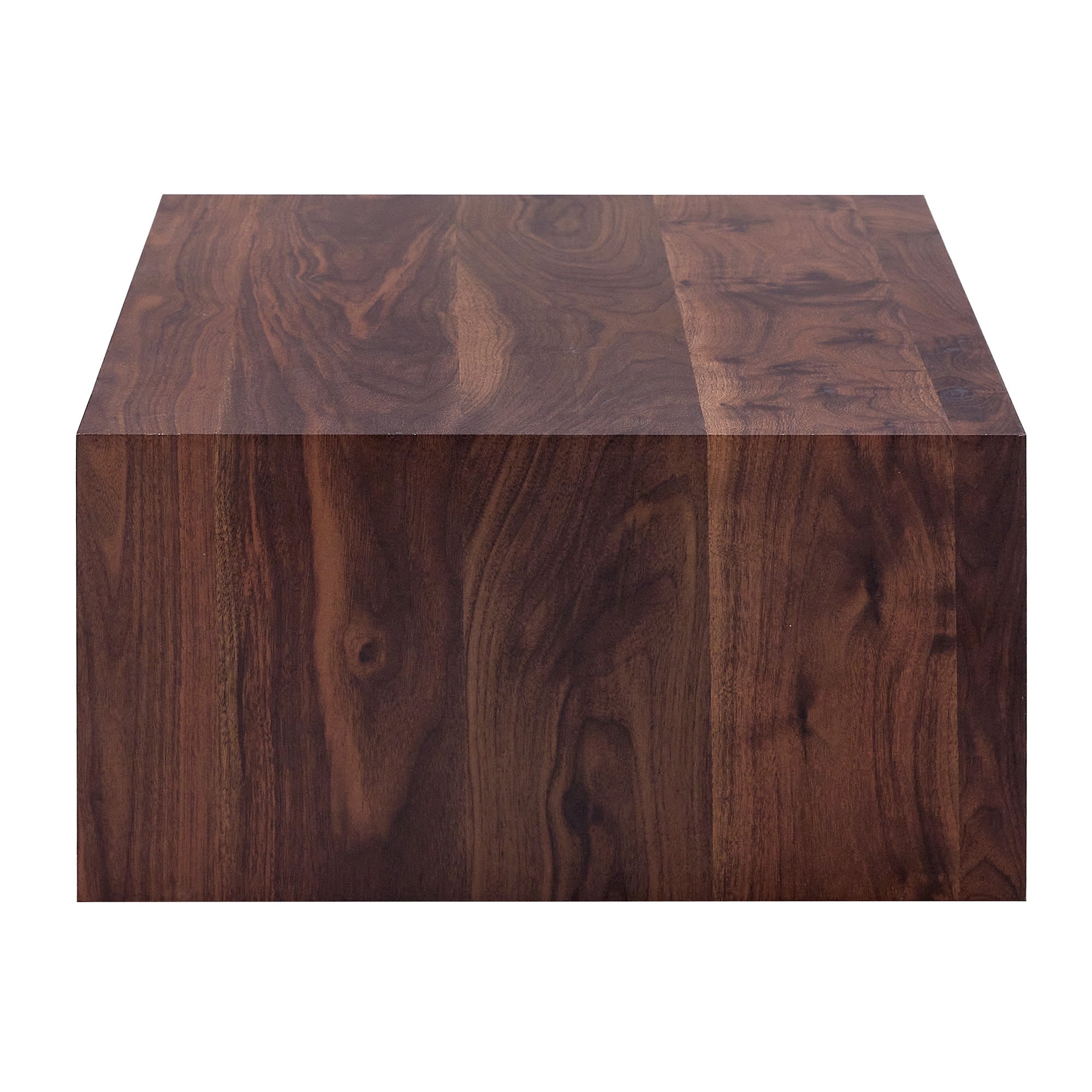 39.3*23.6*12 Inch Walnut Wood Grain MDF Coffee Table - Luxurious