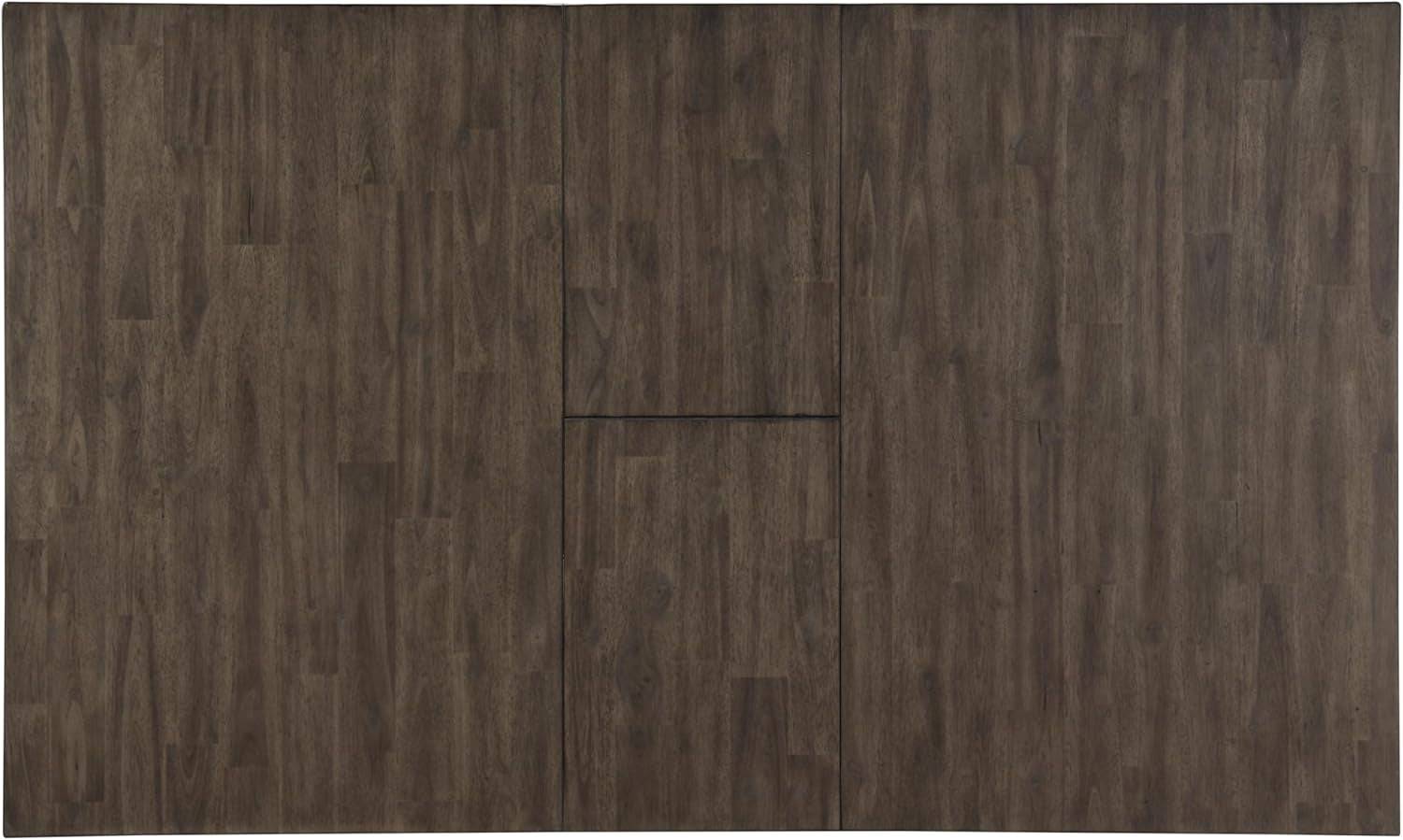 Furniture Abacus Rectangular Dining Table, 48&quot;-60&quot; Table W/ 12&quot;