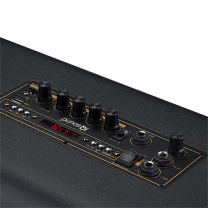 Supersonic Portable PA System Karaoke Speaker with TWS, FM Radio &amp; LED