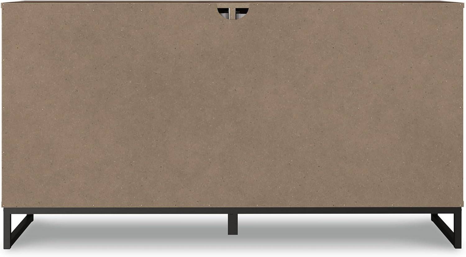 Neilsville 6 Drawer Dresser, Dark Brown