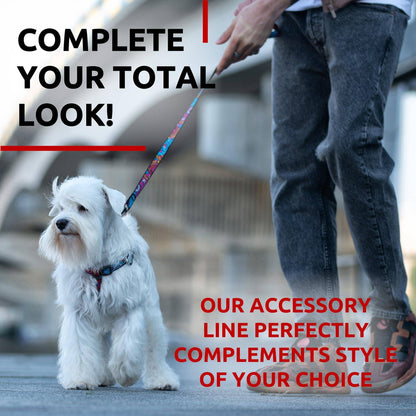 WAUDOG Nylon Dog Leash for Small Dogs and Medium Dogs 4 Ft   Strong