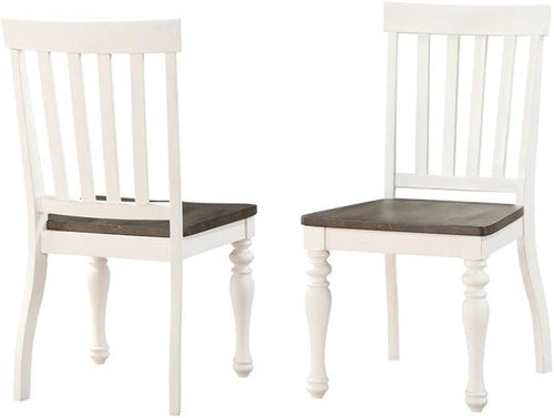 Furniture Joanna Side Chair, Set of 2 Chairs, Farmhouse Style, 2-Tone