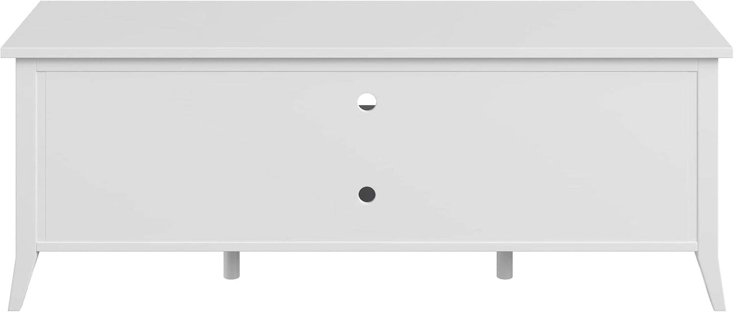 TV Stand - 55-Inch Storage Cabinet with 2 Cubbies and 2 Shelves -