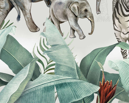African Safari Mural