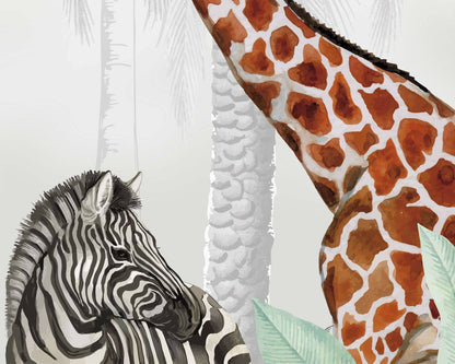 African Safari Mural