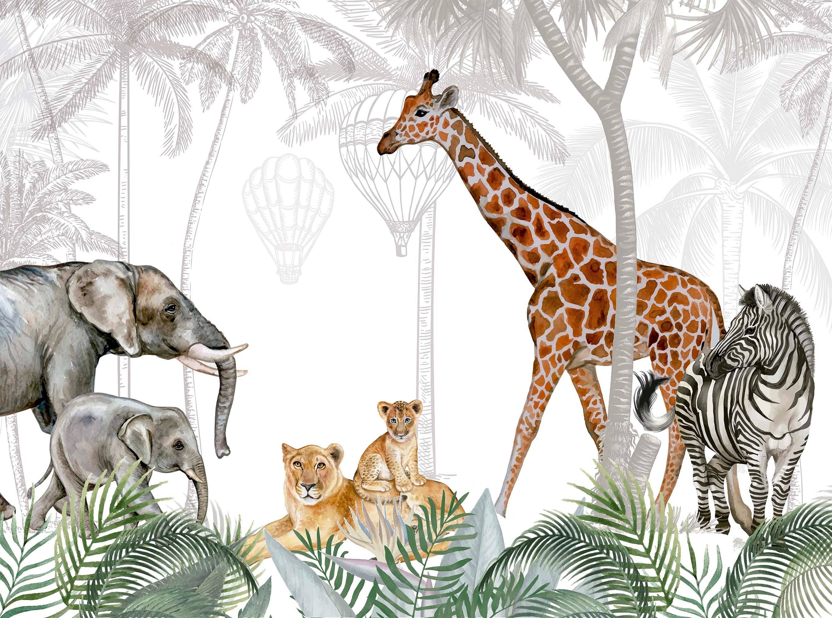 Safari Wallpaper Mural