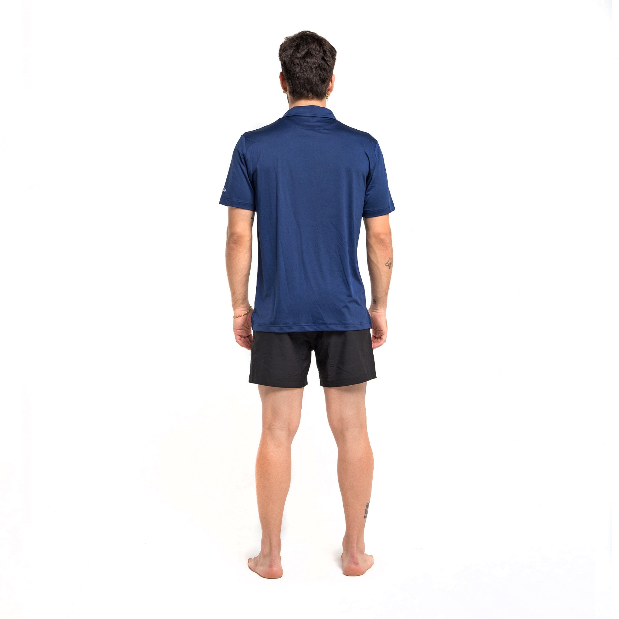 Navy &amp; Flamingo - Golf Polo