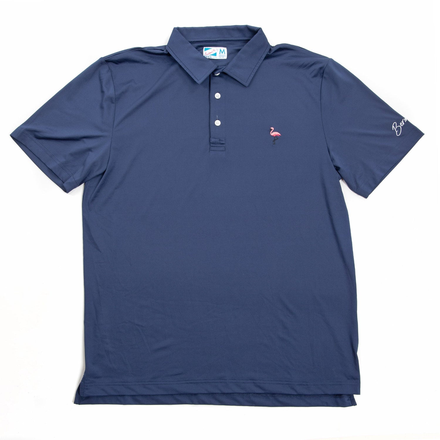 Navy &amp; Flamingo - Golf Polo