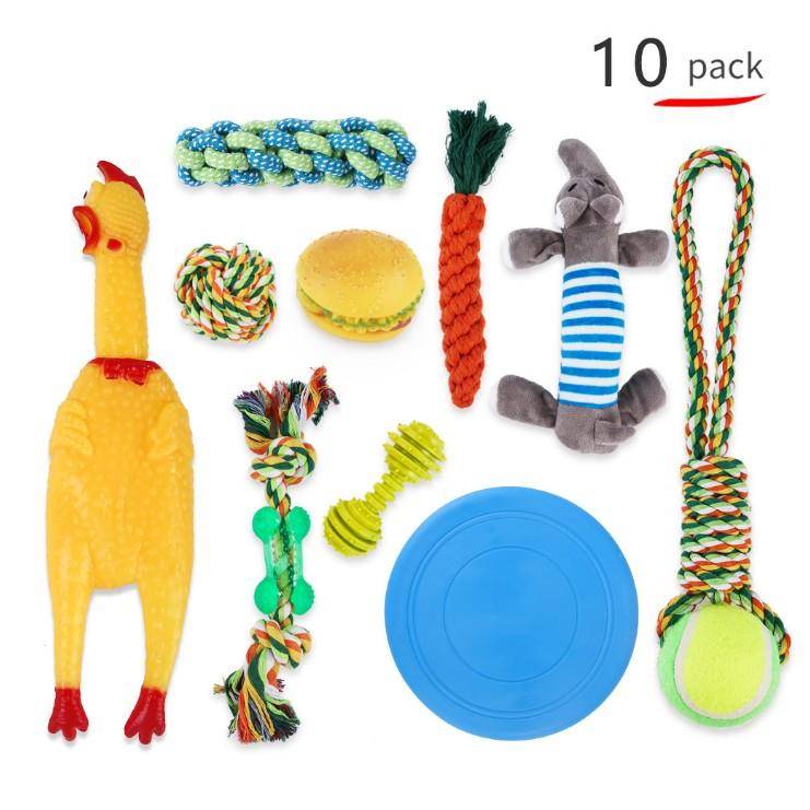 Multifunction Pet Molar Bite Dog Toys Rubber Chew Ball Cleaning Teeth