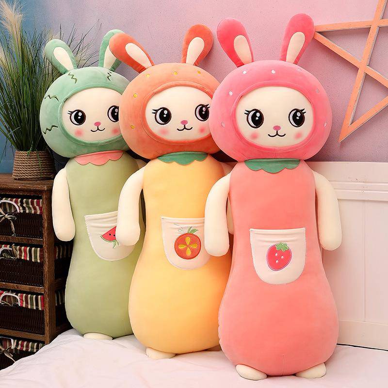 New Arrive Hot Selling Plush Toys Kawaii Rabbit Fruits Dolls Soft
