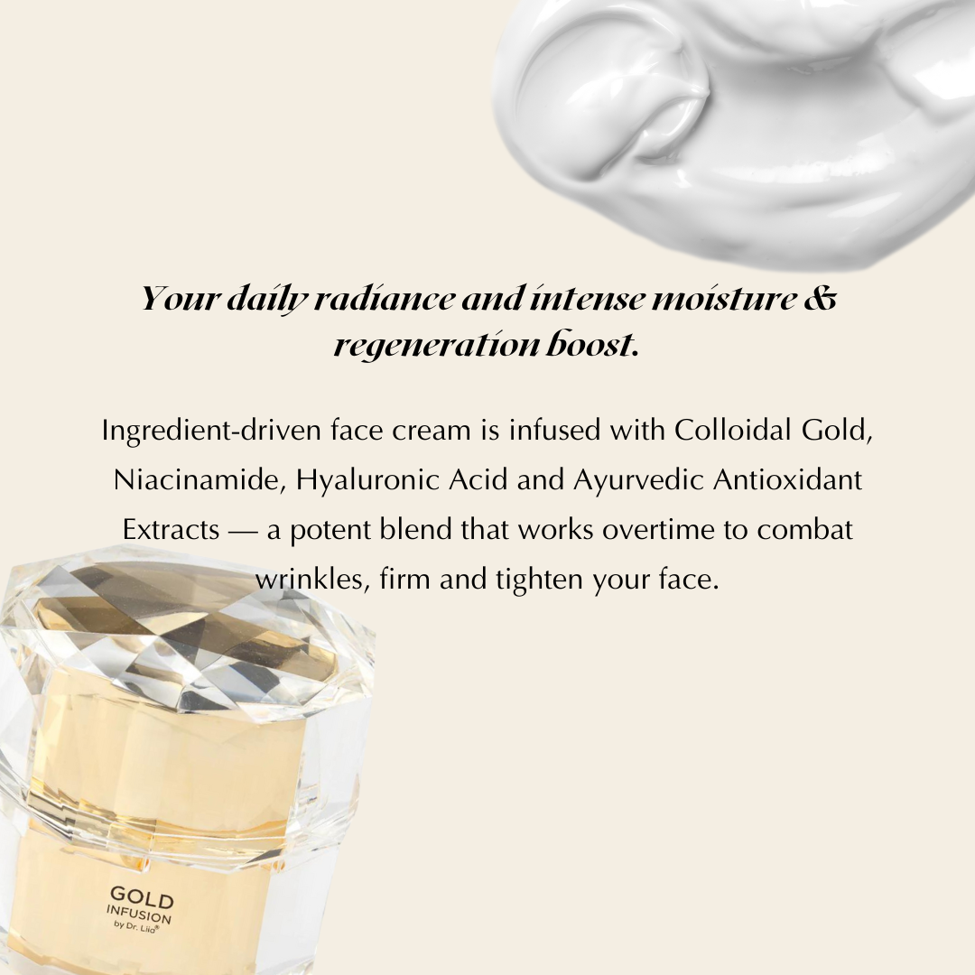 Anti-Aging Gold Infusion Cream – Brightening, Firming &amp; Hydrating