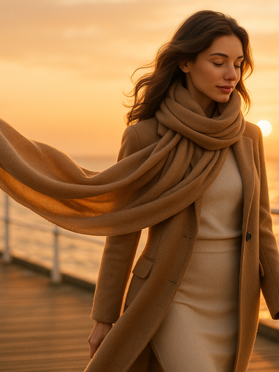 Green Apple Pashmina Winter Scarf 6 Ft Long